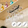 Metal Wine Glass Rack Holder Stemware Hanging Under Cabinet Stemware Holder Storage Bar Kitchen  Glass Wine Cup Shelf 4/8/12 1