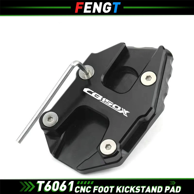  Extension Plate Pad Motorcycle Side Stand For HO&NDA PCX150  PCX160 2021 2022 Kickstand Plate Extension Support Moto Foot Pedal Pad Base  PCX 150 160 : Automotive