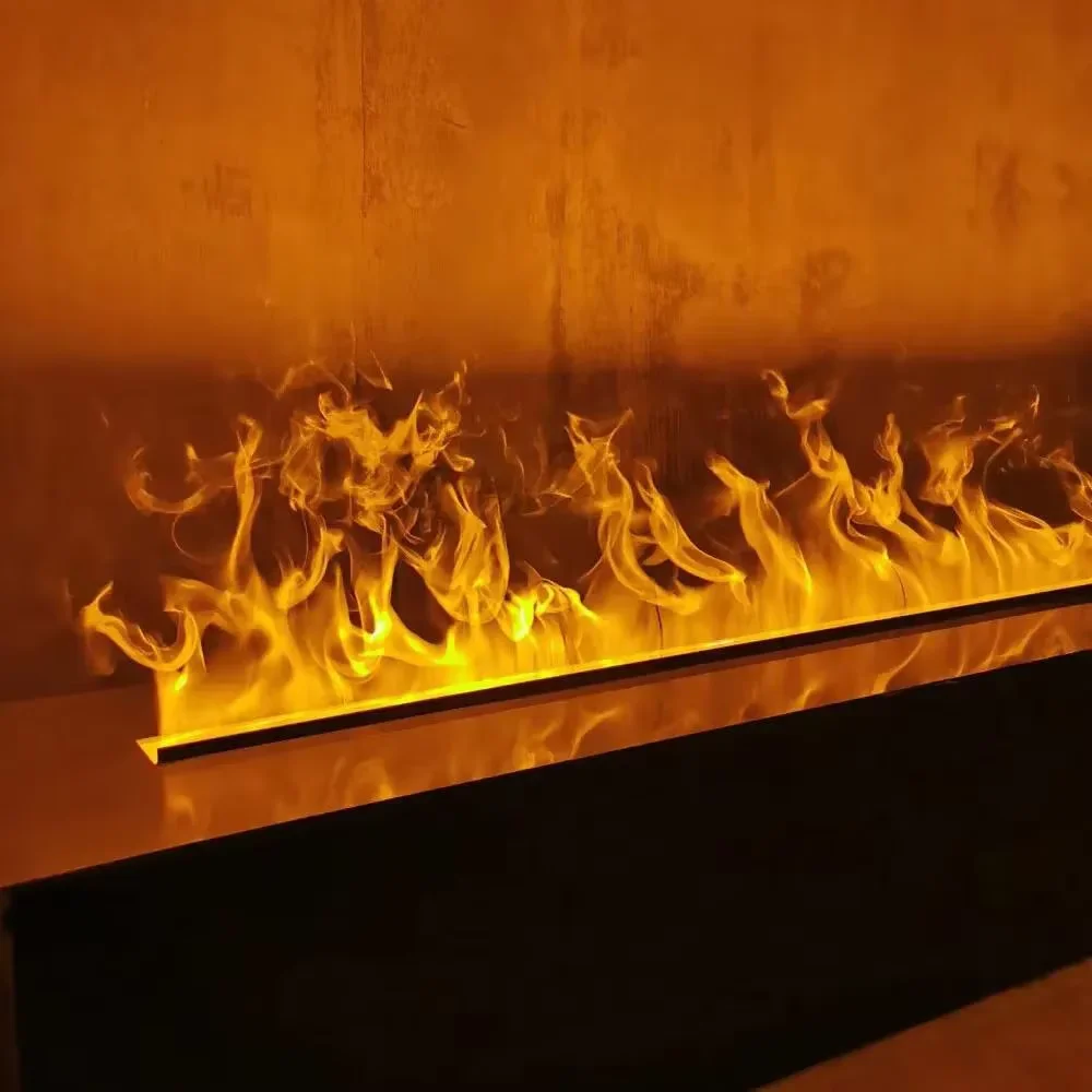 Multi color 3D atomized fireplace home fireplace decoration electronic steam humidifier simulation flame embedded