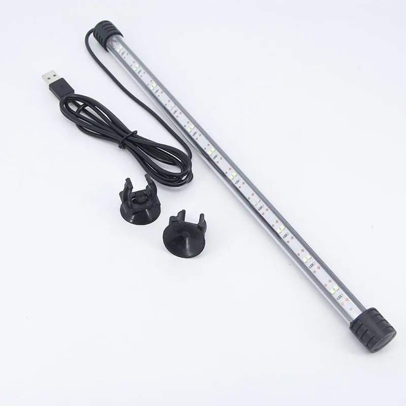 USB 5v Submersible blue white LED Aquarium Light 17cm 27cm 37cm Fish plant grow light underwater for Tank Lighting Bar lamp aquarium light aquarium lamp