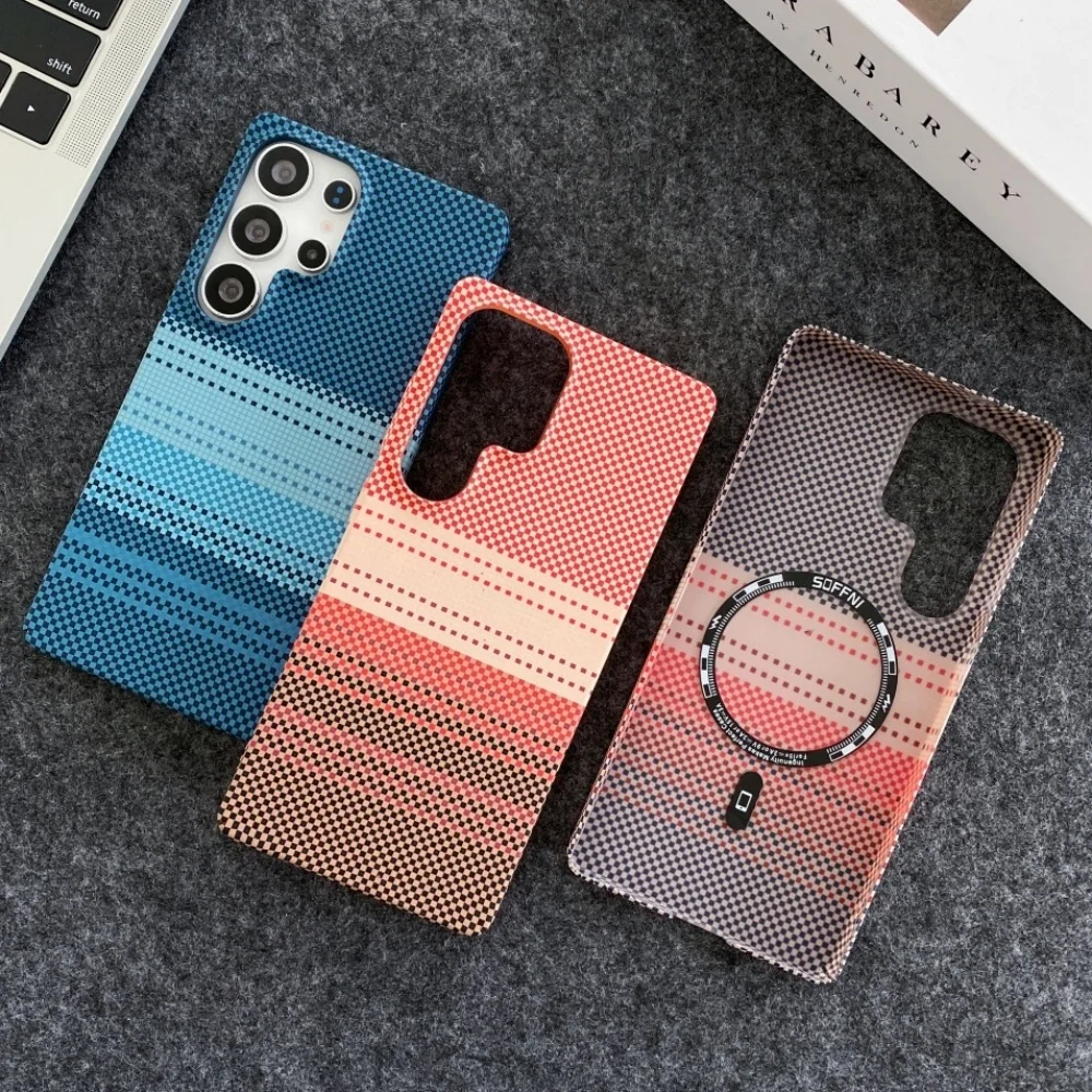 Ultra Slim Carbon Fibre Wireless Charging Shockproof Case