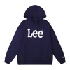 Lee Hooded Sweater High Version Print Women's Korean Ins Style Versatile Casual Men's Hoodie Loose Top Couple Unisex 3