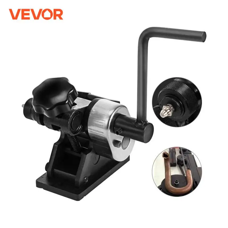 Tube Bender Bar Bending Tools Manual Metal Pipe Ring Bender 13-1/2Inch Gear Driven Handheld
