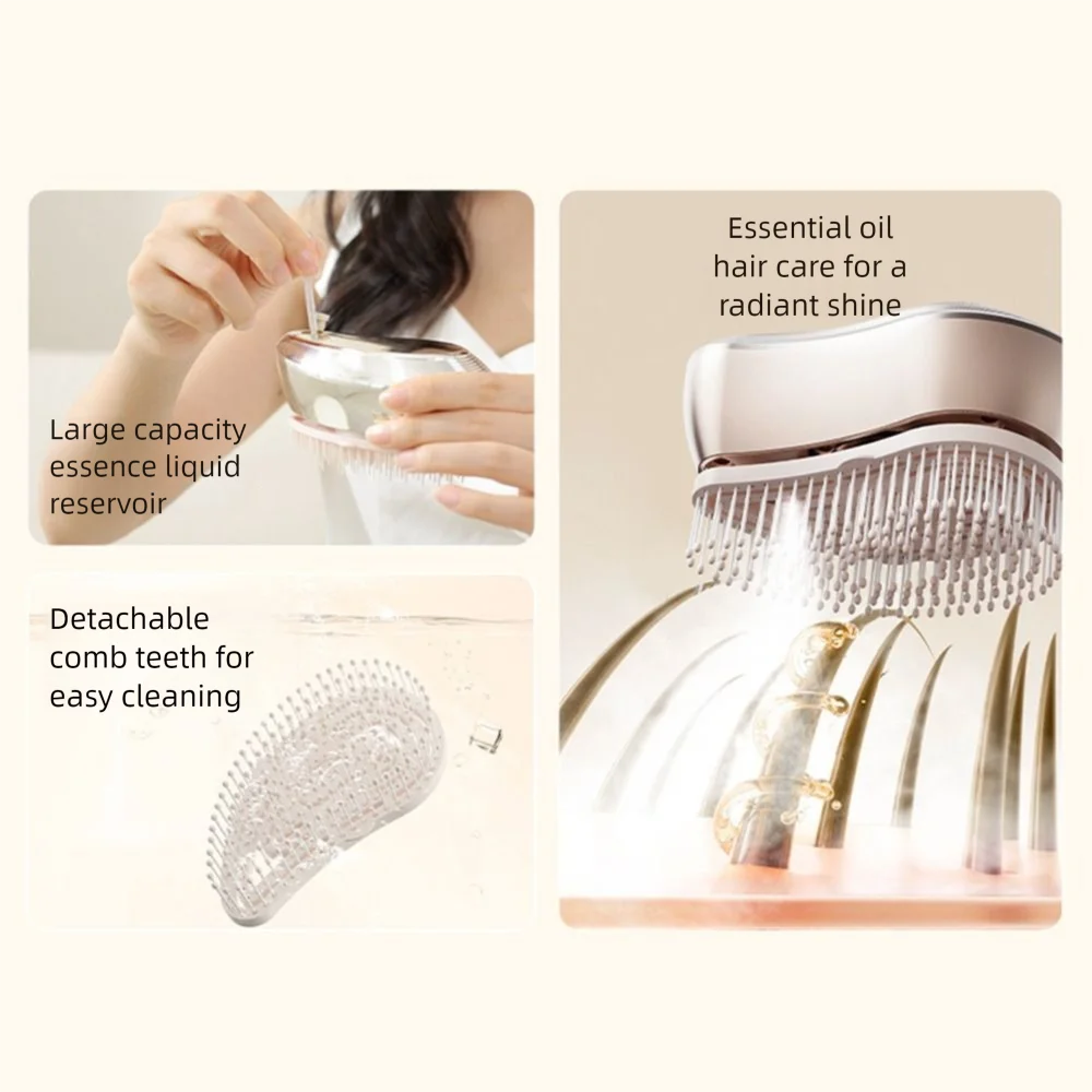 Antistatic Head Relaxation and Scalp Nourishing Massage Comb