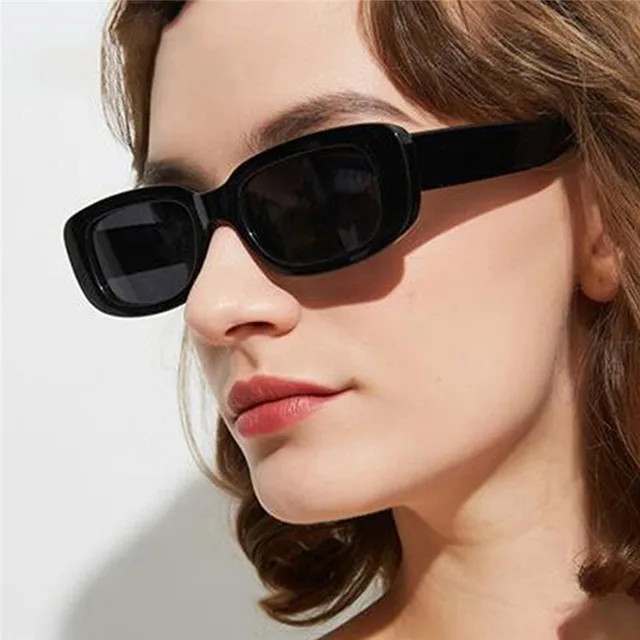 New Fashion Light Luxury European and American Trend Hip-Hop Transparent Two-color Oval Frame Sunglasses - AliExpress