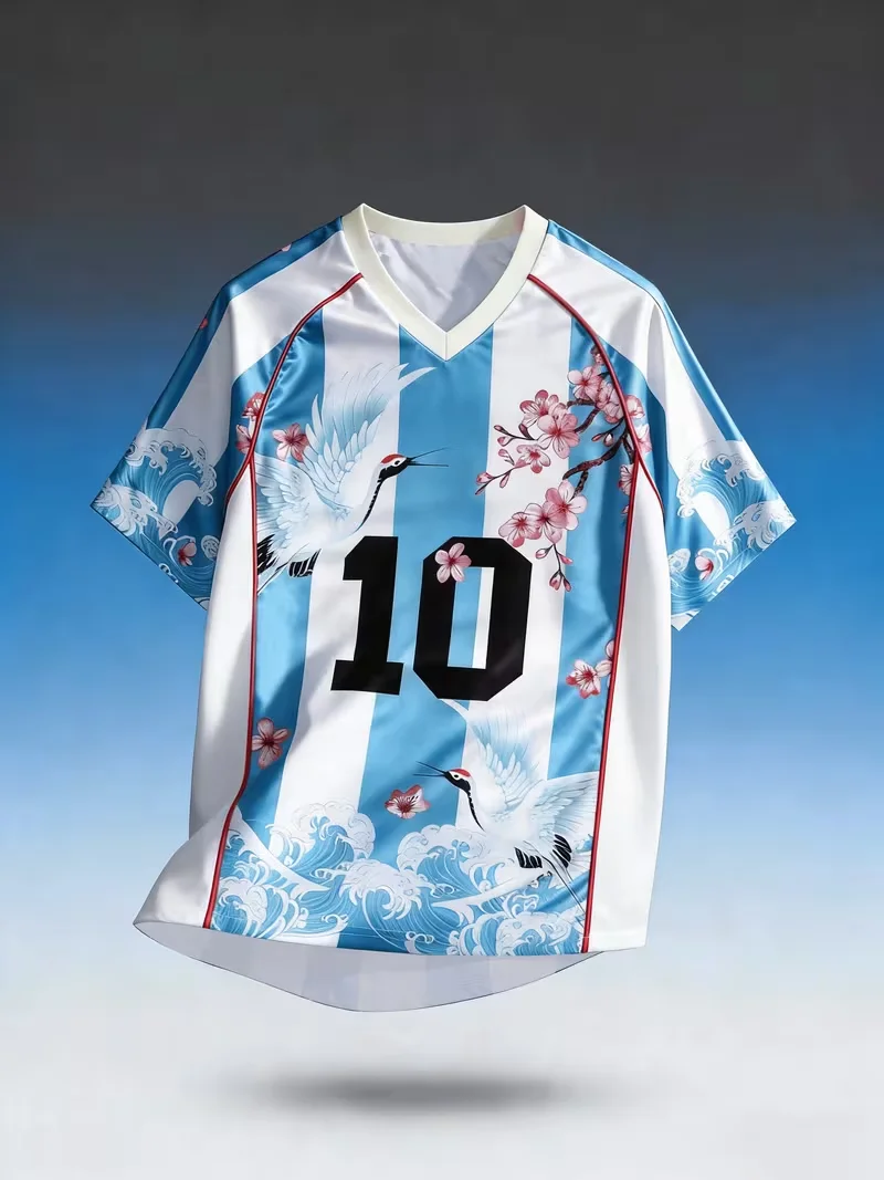 Magliette da Uomo 2026 con Grafica Calcistica, T-Shirt Casual per Tifosi, Abbigliamento Sportivo alla Moda, Maglia del Brasile - Image 5