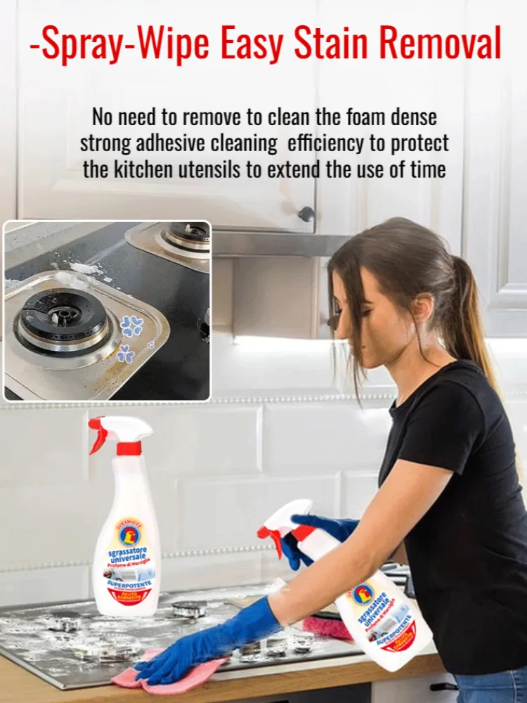Grease Cleaner Kitchen Heavy Grease Cleaner Effervescent Tablet Range Hood Stove Oven Stain Foam Detergent