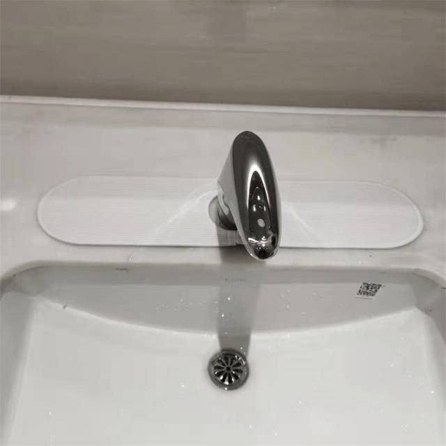 Faucet Water Absorbent Mat Sink Splash Guard Microfiber Faucet Splash Catcher Countertop Protector For Kitchen Bathroom