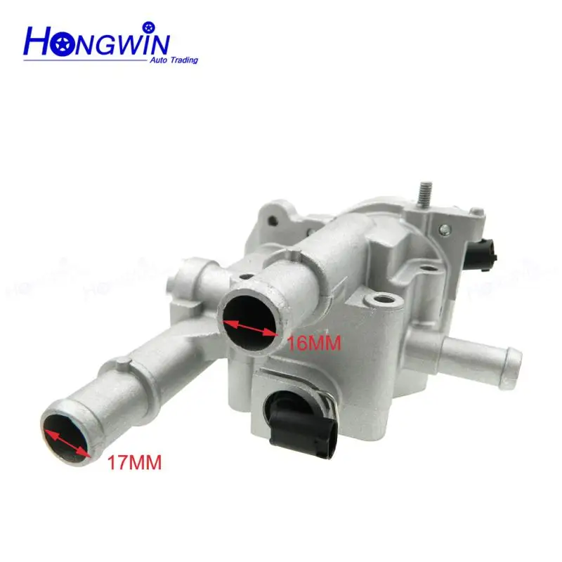 Aluminum Engine Cooling Thermostat Housing Cover Assembly for Chevrolet Sonic Cruze Tracker Trax 25192228 51922 5557991 55578419 engine coolant thermostat thermostat housing cover