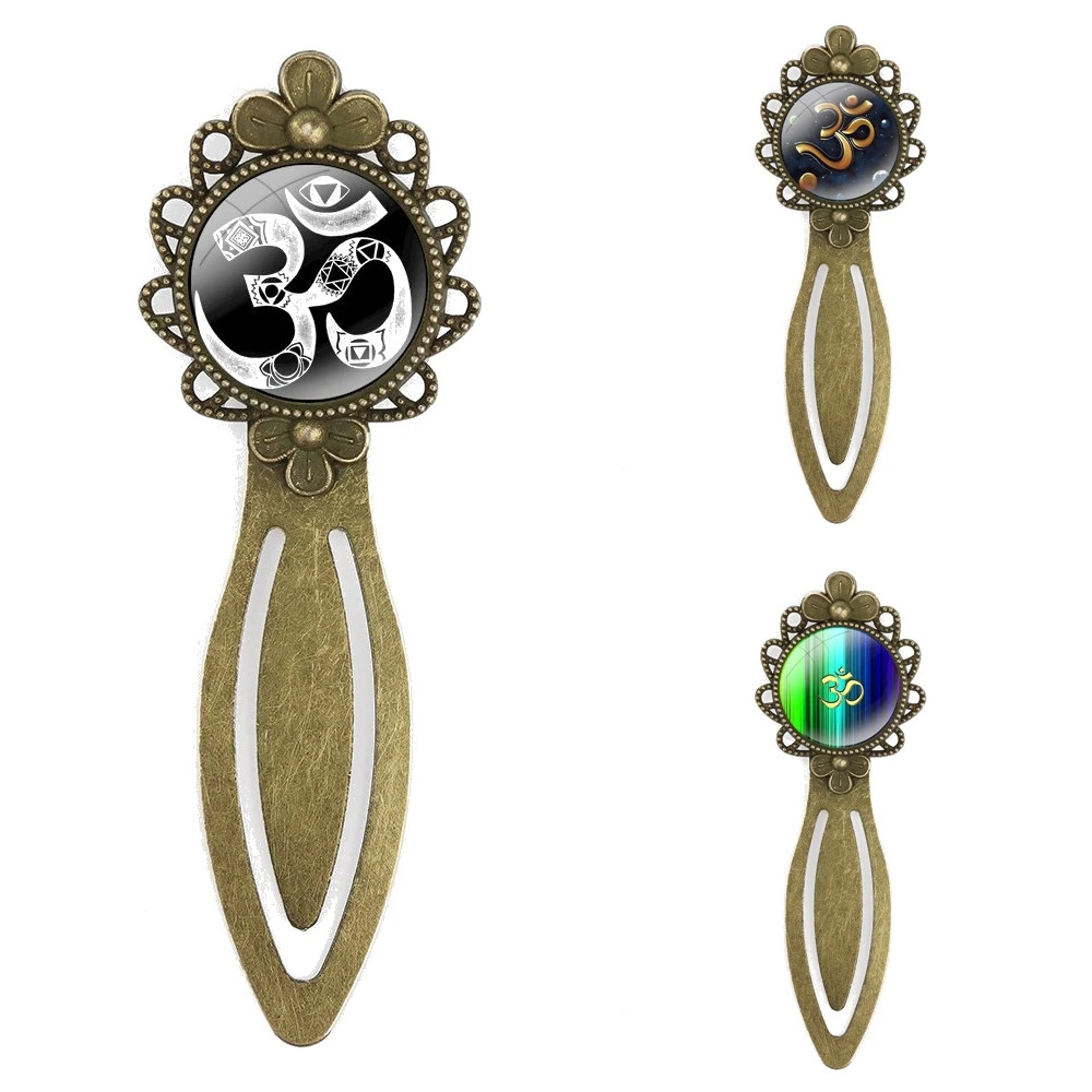 

Цветочный Ом Йога индуиум Ом Яга подарок Забавный милый Декор креативные металлические закладки подарок для друзей канцелярские принадлежности для школы офиса