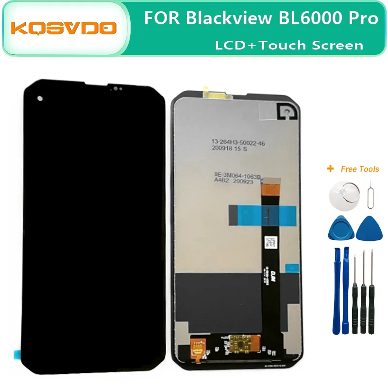 Display Touch Assembly Display LCD Touch Per Blackview Tab18 - Schermo Di Ricambio Completo Con Strumenti E Adesivo Kit Riparazione Schermo Blackview Tab18