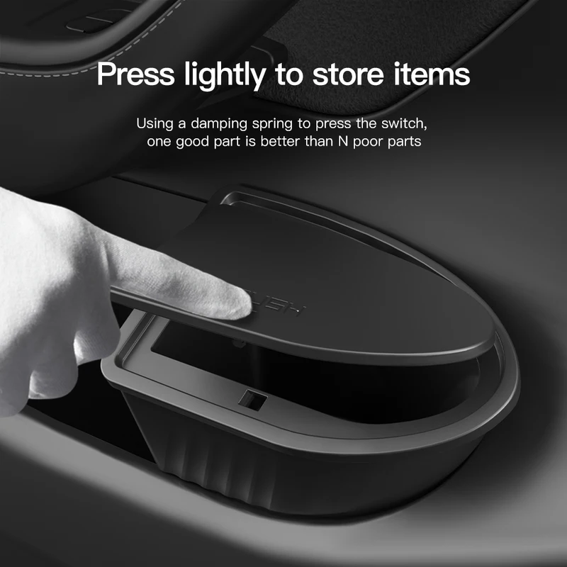 YZ For Tesla 2025 Model 3 Y Highland Juniper Door Storage Box Tesla Door Trash Can Interior Storage Modification Accessories