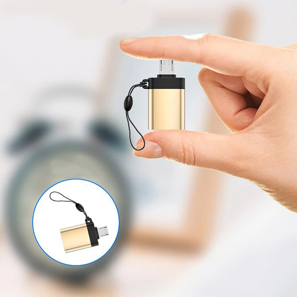 Universal Micro USB 3.0 OTG Adapter - Compact Connectivity Solution for Smartphones and Tablets