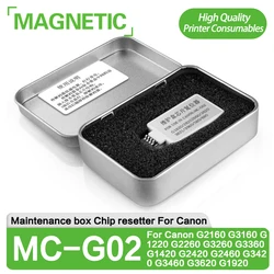 MC-G02 Maintenance box chip resetter For Canon G2160 G3160 G1220 G2260 G3260 G3360 G1420 G2420 G2460 G3420 G3460 G3620 G1920