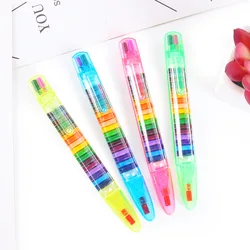 20 Colors In 1 Crayon Creative for Kids Gift School Stationery Supplies Student Drawing Pencil Multicolor Art Kawaii Writing Pen