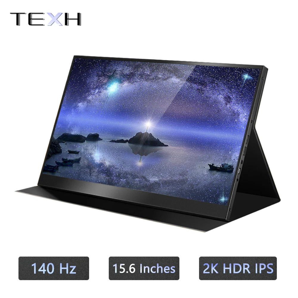 173Inches2K144HzPortableMonitorwithLeatherCaseIPSHDR100RGB