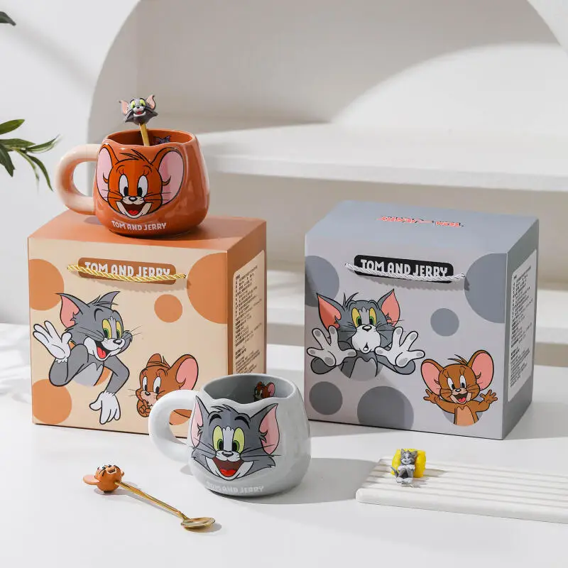 Tom and Jerry Ceramic Cartoon Mug - Cute and Funny Drinkware