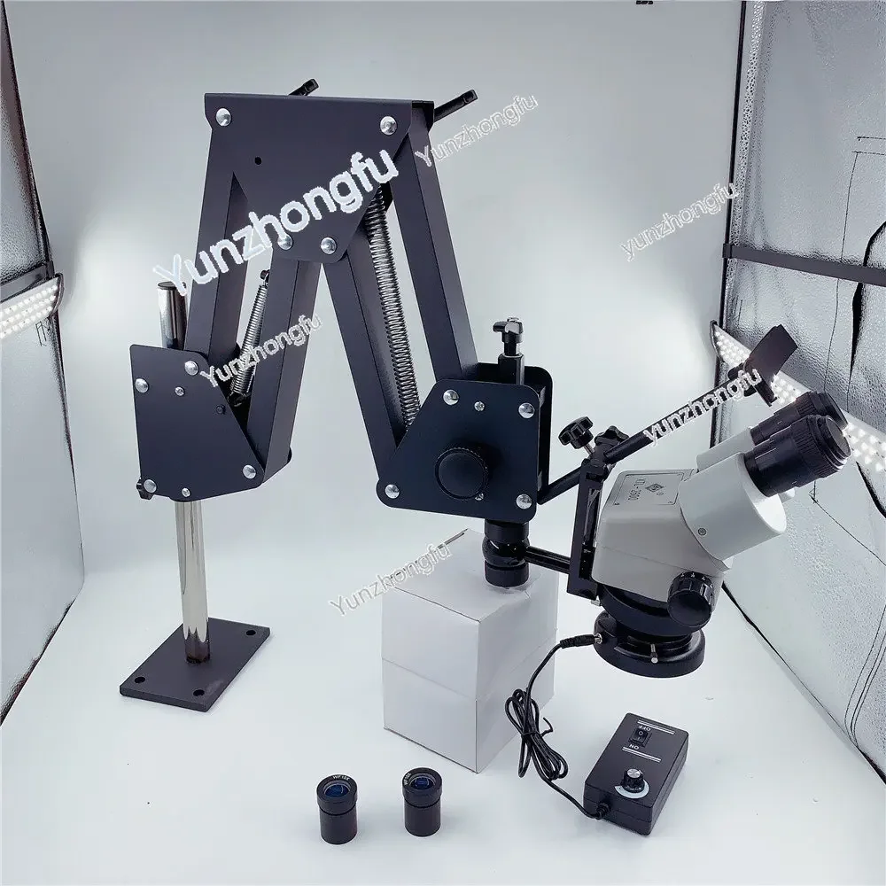 

Jewelry Microscope 7X-45X Diamond Setting with 8W LED Light Source Free