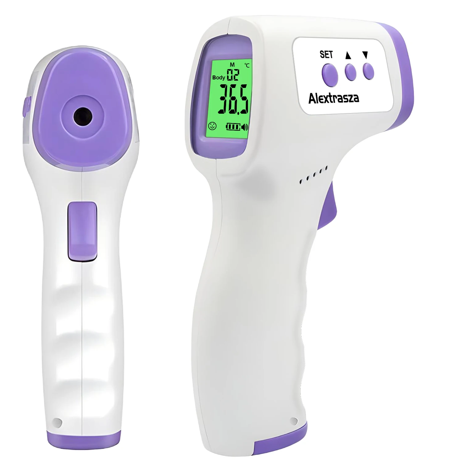 Non Contacted Digital Thermometer for Baby Kid 3 Color Backlight Forehead Thermometer Fever Safety Health Measurement Tool
