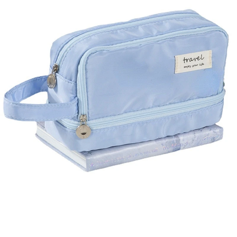 Pencil Cases Three-layer Pencil Bag Student Teacher Stationery Pen Holder Gift for Kids pencil cases stationery box pen storage bag pencil holder