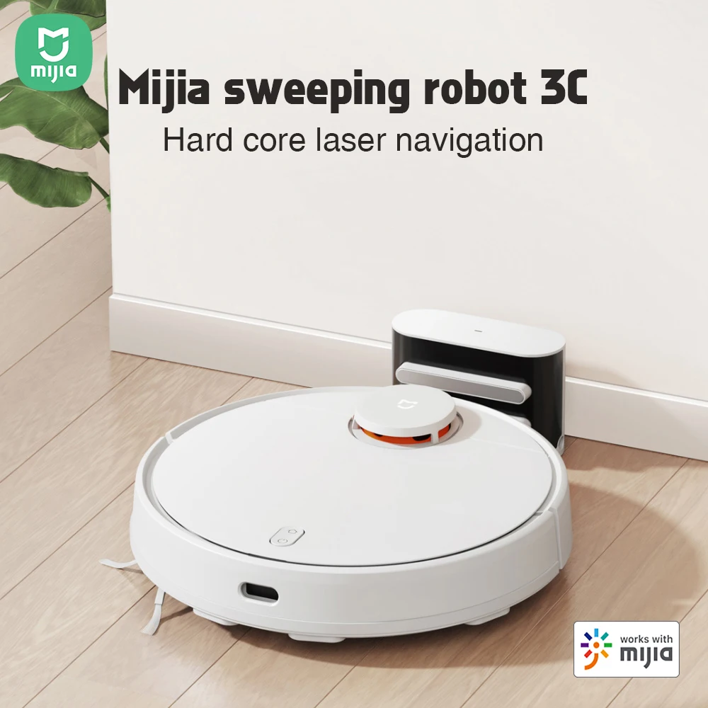 XIAOMI MIJIA 3C Robot odkurzacz Mop do domu zamiatanie pyłu sterylizacja 4000PA cyklon ssania mycie Mop App inteligentne planowane 3 XIAOMI MIJIA 3C Robot odkurzacz Mop do domu zamiatanie pyłu sterylizacja 4000PA cyklon ssania mycie Mop App inteligentne planowane 3