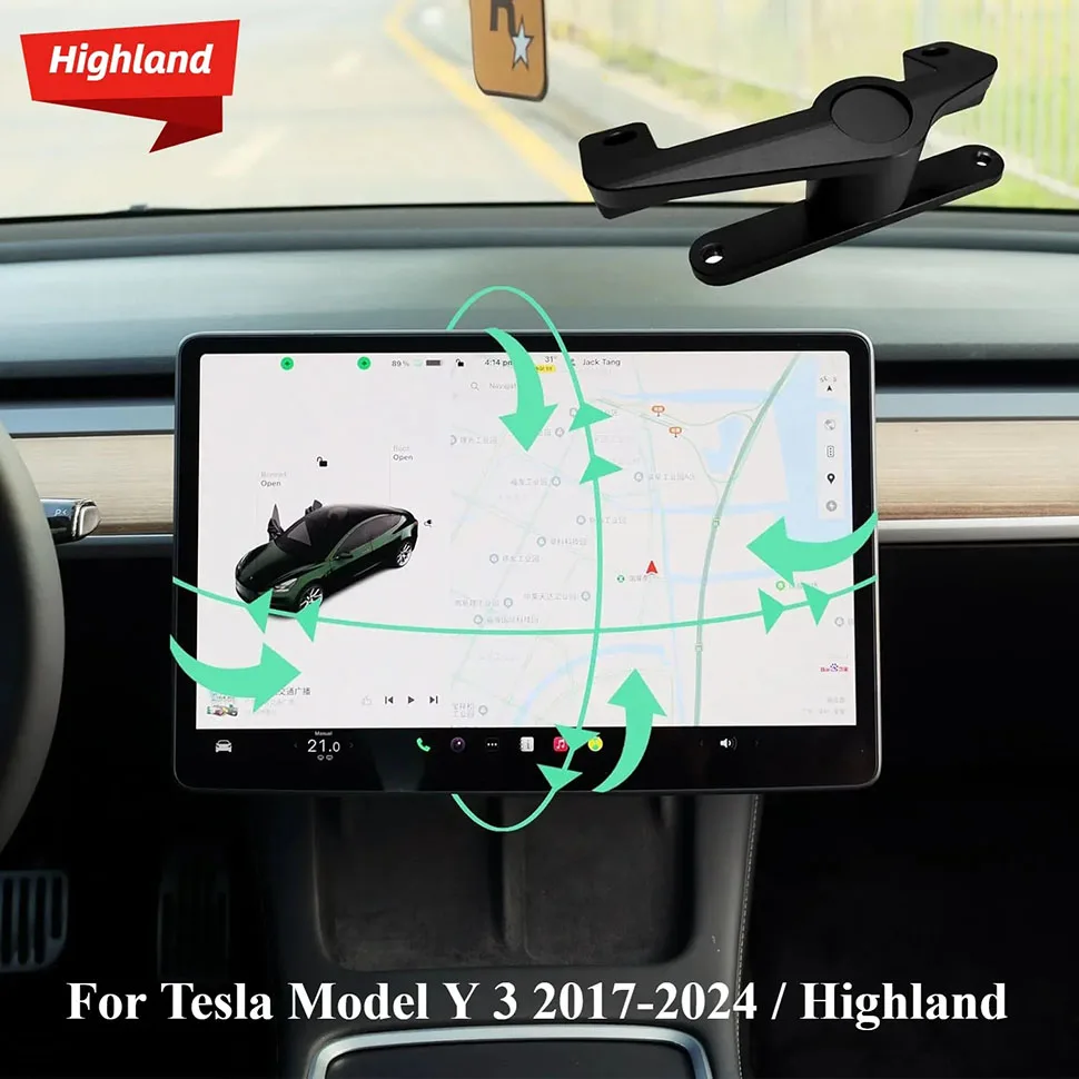 For Tesla Model Y Juniper 2025 & Model 3 Highland 2024-2025 4-direction Screen S