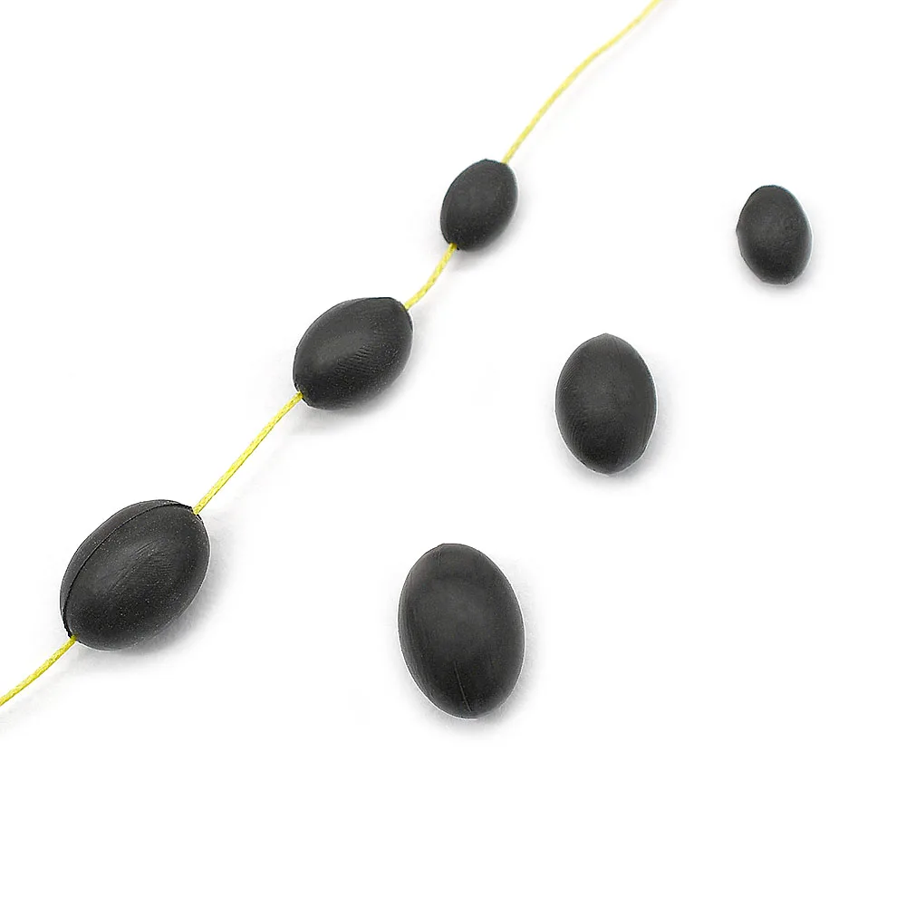 Perles tungstène 10 pièces pêche carpe leader - plombées espacement ligne terminal tackle sans plomb