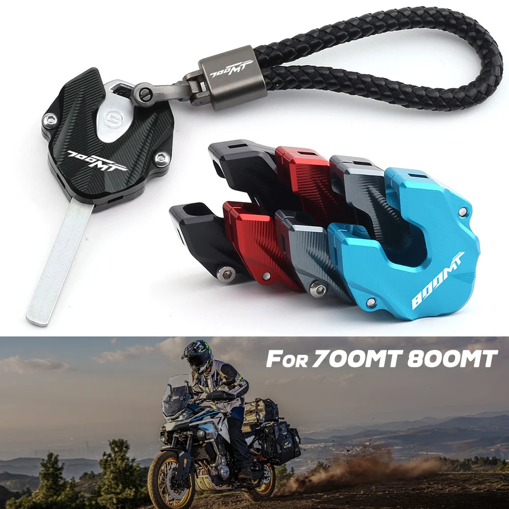 CNC Aluminum Motorcycle Key Cover and Keychain - Premium Modified Design