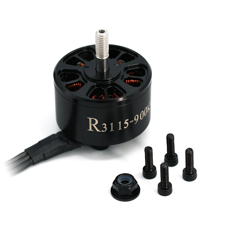 Moteur Brushless R3115 900KV 6S pour Drone FPV Course Longue Portée