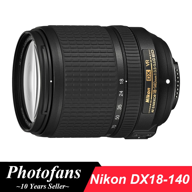 Nikon Af-s Dx 18-140mm F/3.5-5.6g Ed Vr Lens - Camera Lenses