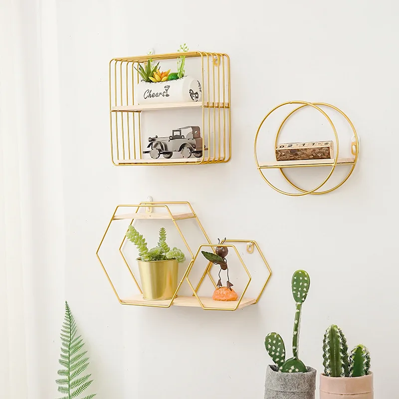 Decorative Metal Wall Shelf