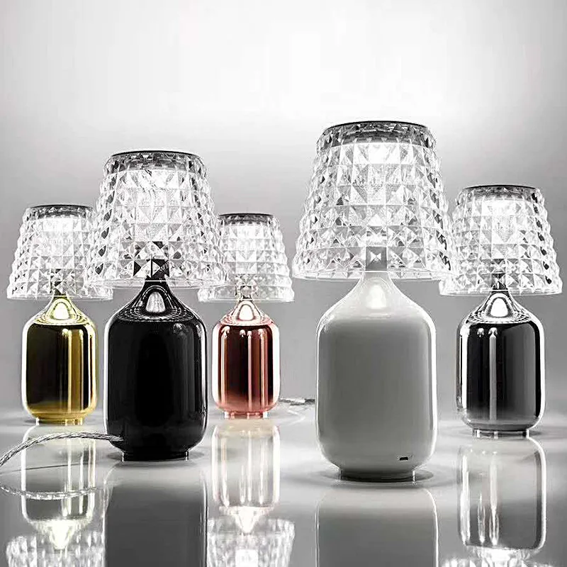 

Touch LED Lamp Dining Table Lamp Rechargeable Lamp Restaurant Decorative Modern Hotel Table Light Night Light desk lamp cordless