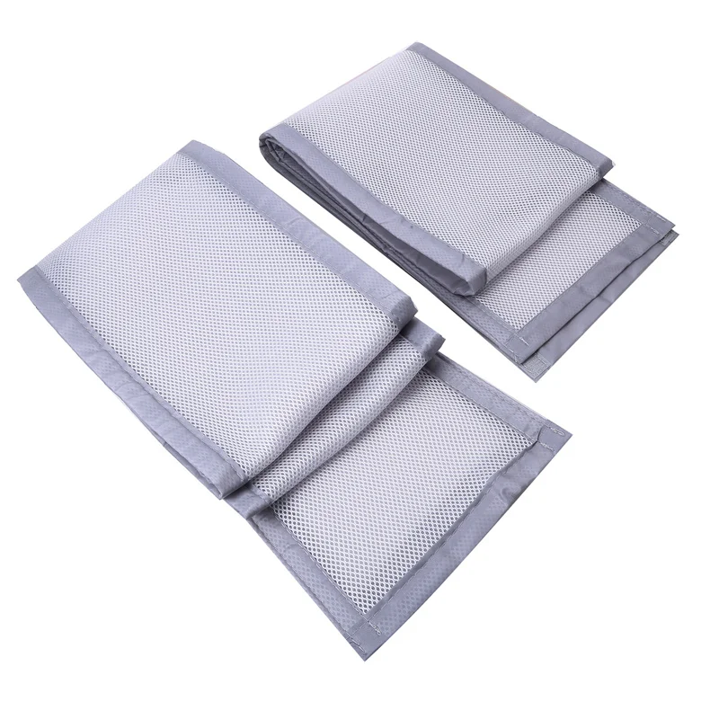Mesh Crib Soild Color Breathable Bed Crib Bumper Liner For Standard Baby Crib Full-Size Wieg Ademend Mesh Bed Bumper 4