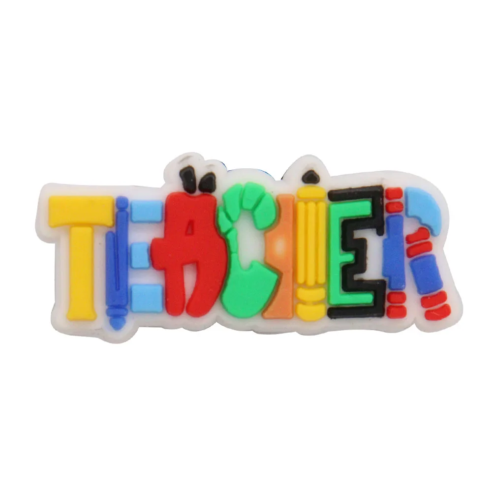 PVC Shoe Charms - Graduation School Bus Teacher Design