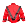 Michael Joseph Jackson Leather Red Thrilling Jacket, Suitable for 5-12 Year Boys Girls Kids ,Halloween Birthday Gift, 3