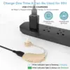 Rechargeable Hearing Aid for Seniors With Noise Reduction, Hearing Aid for Hearing Loss, Sound Amplifier With Volume Control 6