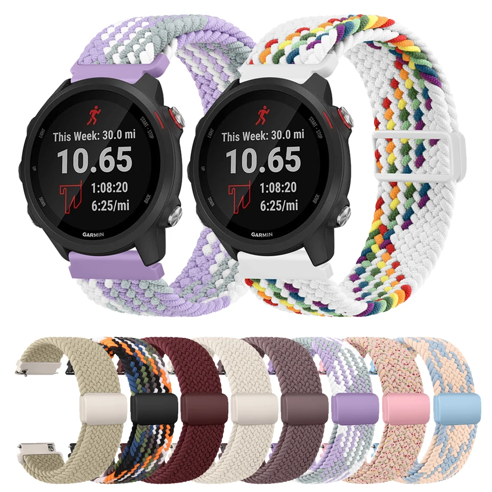 Cinturino compatibile con Garmin Vivoactive 3, cinturino di ricambio in morbido silicone da 20 mm per Garmin Vivoactive 3 Music/Venu/Vivomove 3/Luxe /Style/HR/Forerunner 245/645 Music (arancione