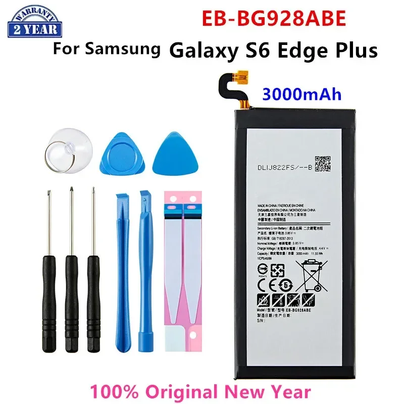 

100% Orginal EB-BG928ABE 3000mAh Battery For Samsung Galaxy S6 Edge Plus + G928 G928F/G G928T G928A G928I G928S G9287 +Tools