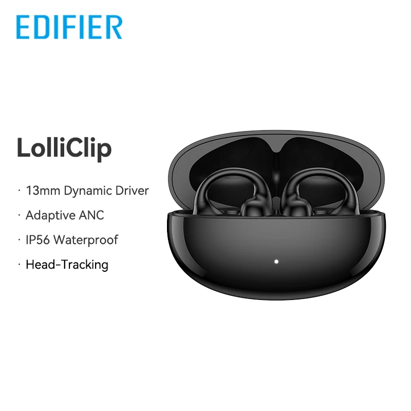 EDIFIER LolliClip オープンイヤー トゥルー ワイヤレス イヤホン
