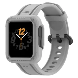 Dual-Function Soft Silicone Sport Strap and Protective Cover (Grey)