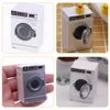 Mini Washing Machine Model House Laundry Kids Pretend Play Toy Tiny Decoration Washer Cake Topper Toilet Seat for Children 2