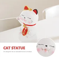 Adorable Fortune Cat Piggy Bank Lucky Cat Money Box Birthday Gift Kids Present Coin Bank Saving Jar Home Decor 2