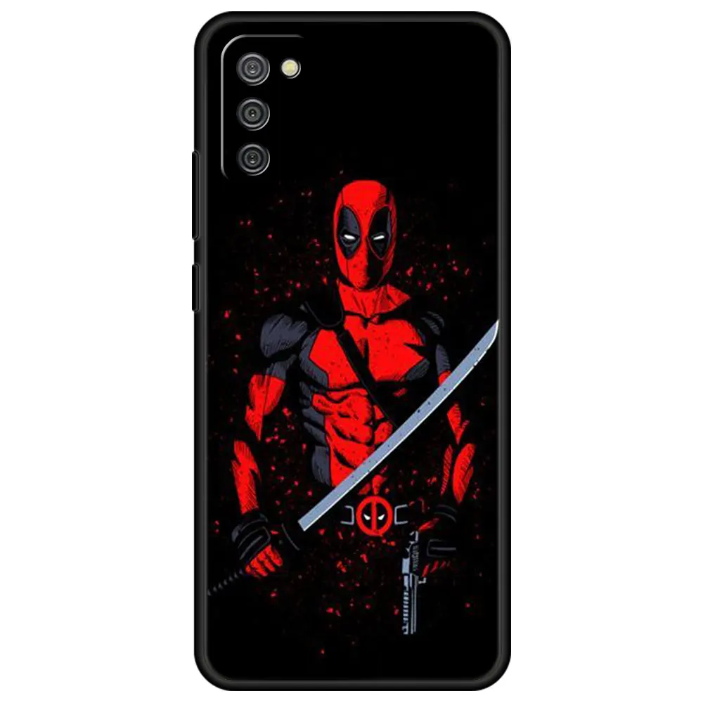 Case For Samsung A12 A52 A51 A71 A72 Funda Galaxy A11 A13 A02s A02 A22 A32 Coque A03 A13 A41 A21s A52s Cover Deadpool Samurai kawaii samsung cases