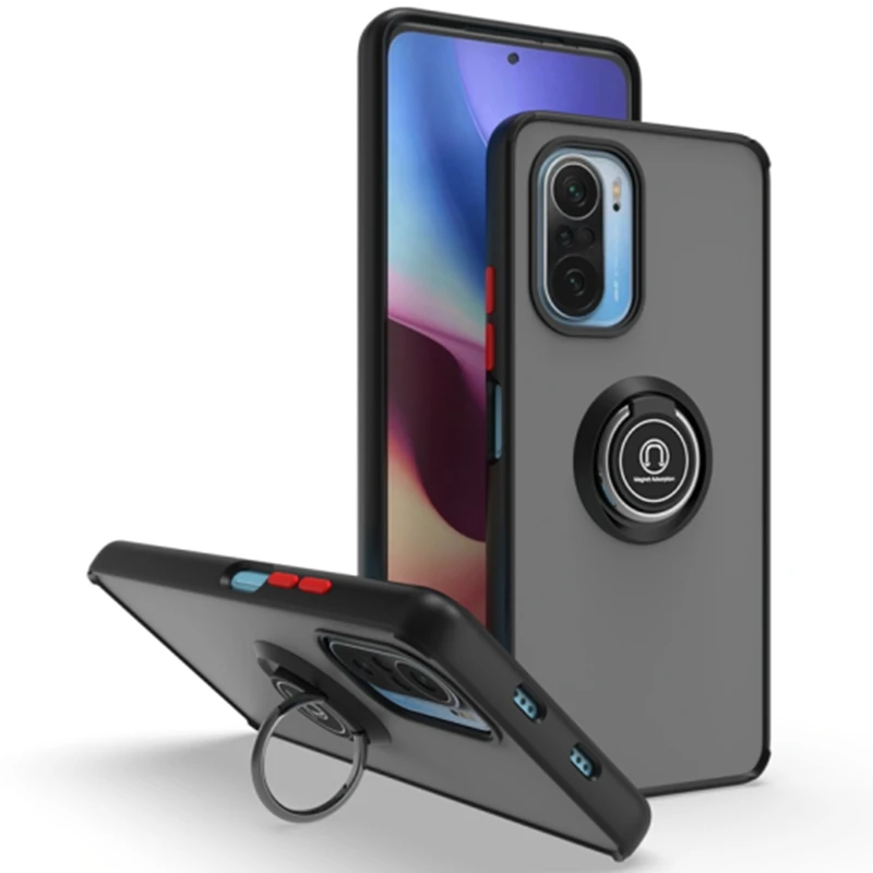 

Чехол для Xiaomi Redmi K40 Pro, автомобильный магнитный держатель, чехол для телефона Redmi K40Pro, K40S, K30, матовый противоударный бронированный чехол