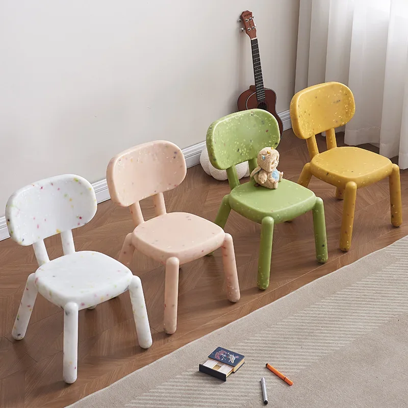 

Nordic Chair Creative Home Small Chair Plastic Simple Armchair Stool Living Room Furniture Lounge Chairs Vanity Stools Makeup