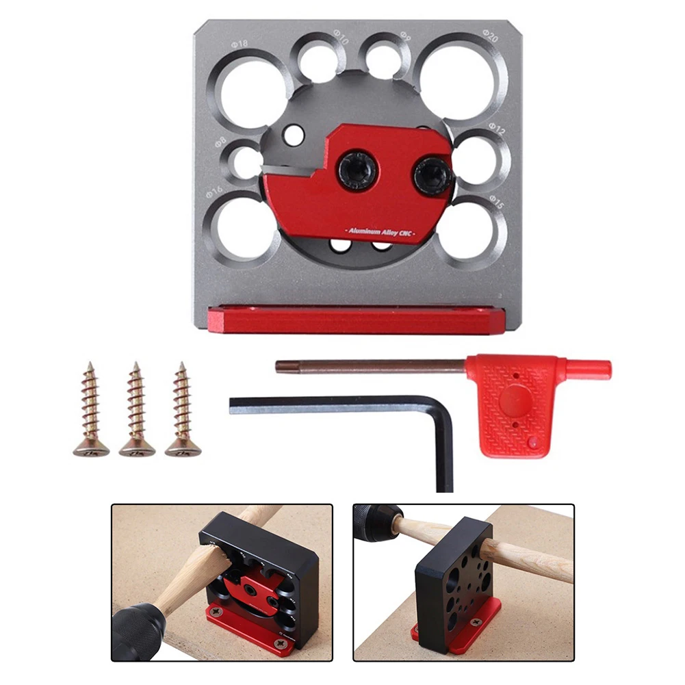 Dowel Maker Jig Kit 8-20mm Electric Drill Milling Dowel Round Rod Auxiliary  ☊