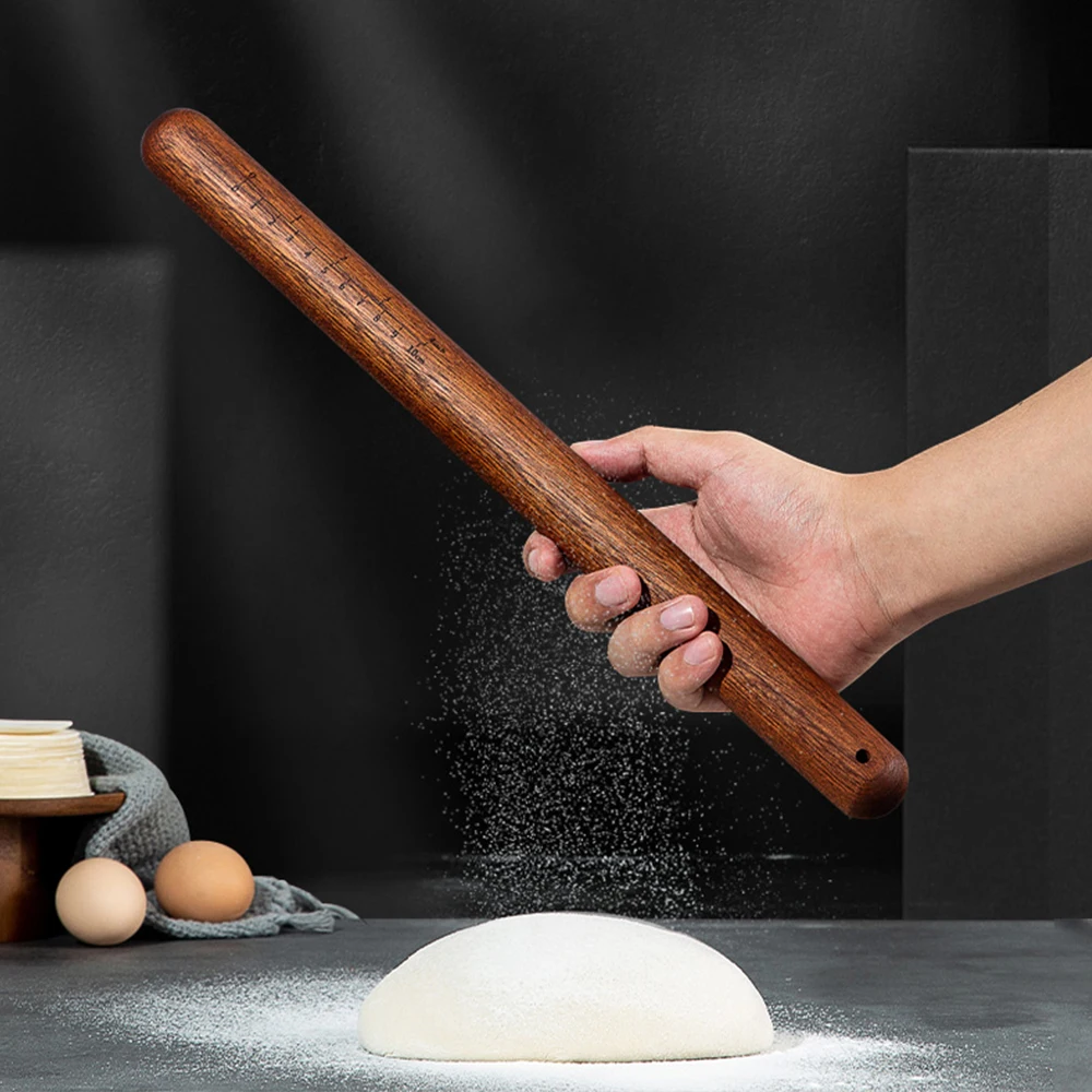 Holywood Red sandalwood Household Dumpling Skin Mini Rolling Pins Pin Stick Dough Baking Tool Gadgets Roller Kitchen rolling pin