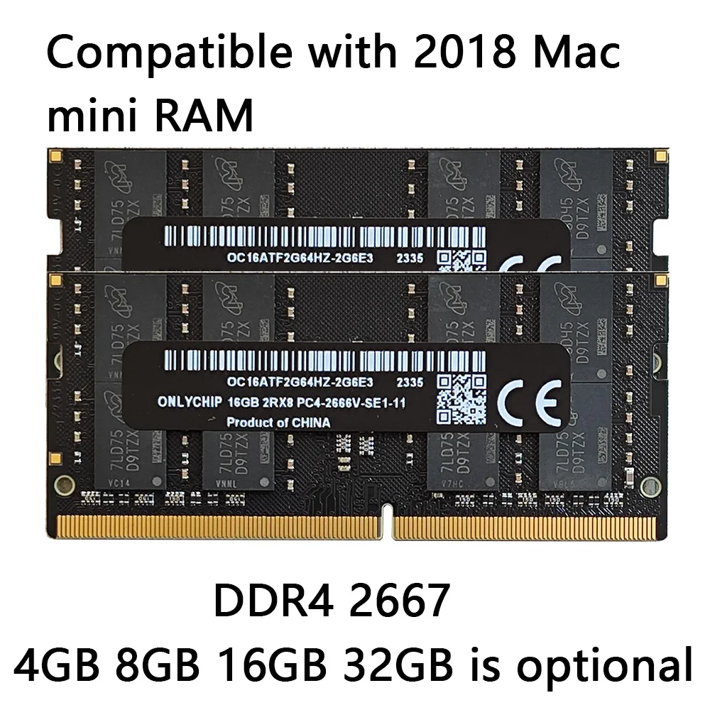 Ddr4 2666mhz Mac Mini 16gb Ram Upgrade Compatible With 2020 2018