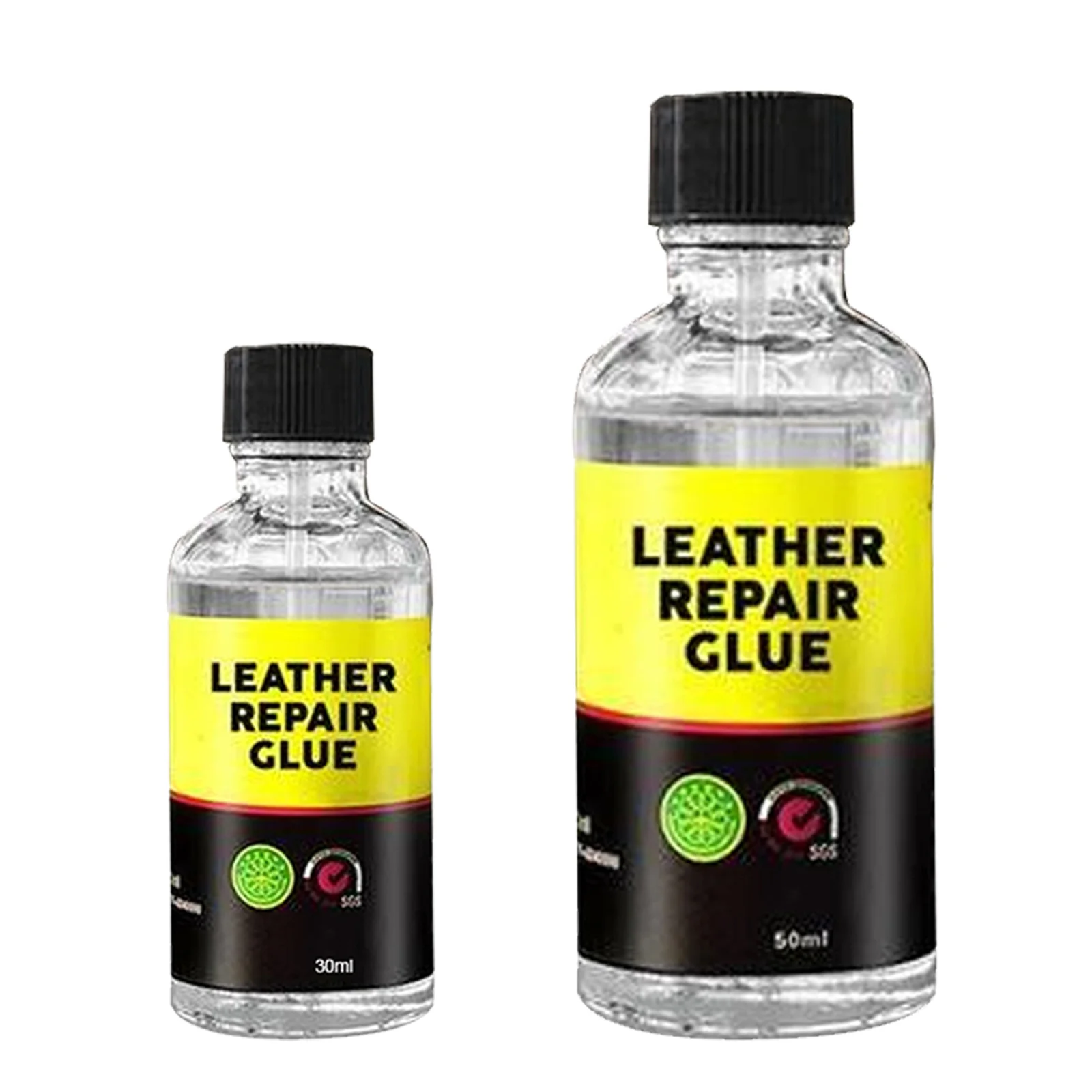 LUDUO Vinyl Liquid Leather Repair Kit Glue Paste Car Seat Skin Repair  Refurbish Clothing Shoes Boot Fix Crack with 10pcs Patch