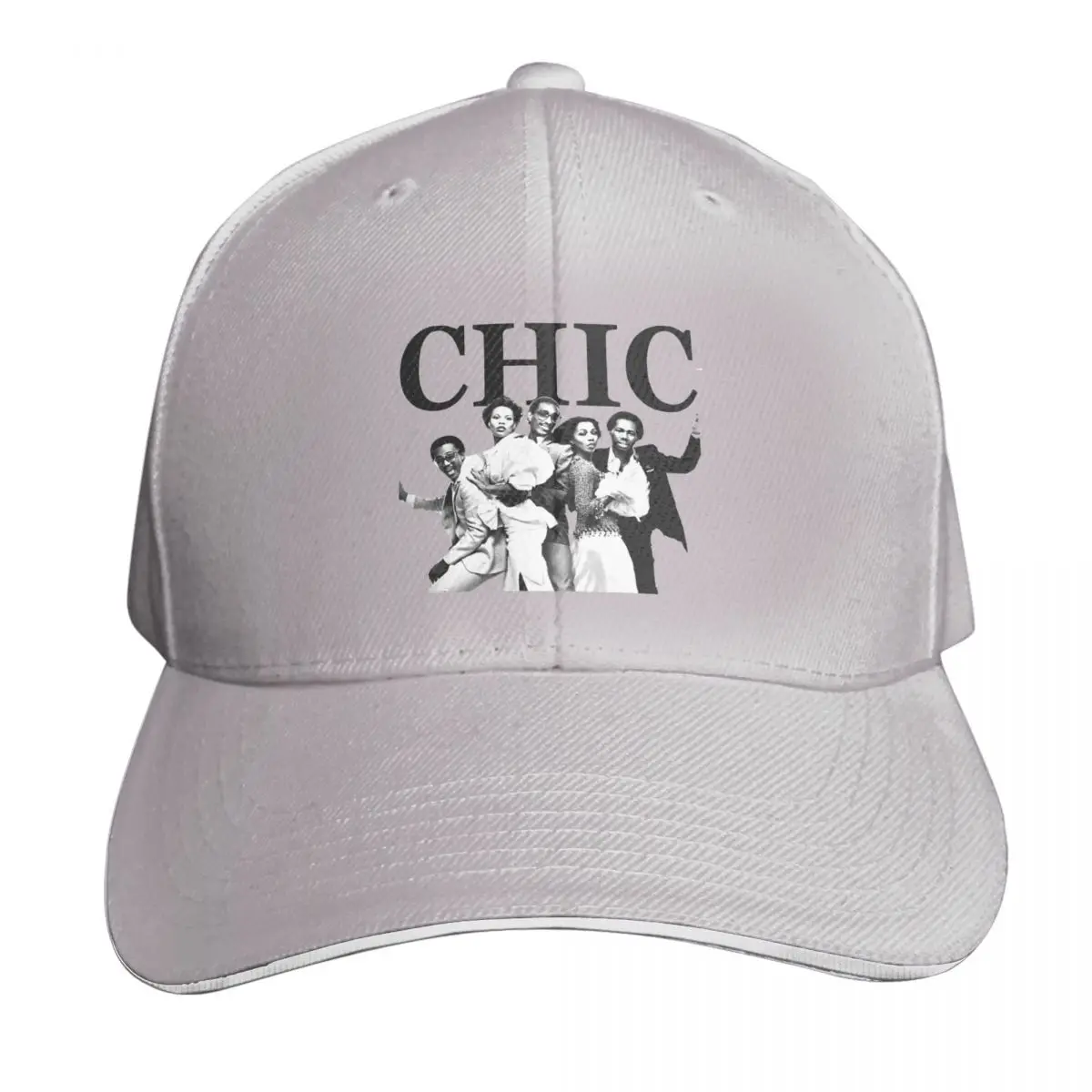 

Chic Disco Band Fan Essential Casquette, Polyester Cap Customizable Adult Curved Brim